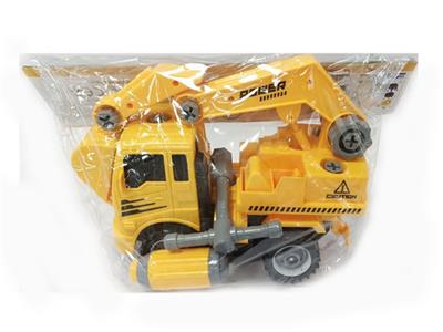 DIY disassembling excavator inertia simulation truck (three color, orange) - OBL741359