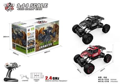 1:14 骨架四驱攀爬越野车（金属贴片） - OBL741420