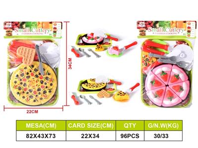 Two pizza house cake suit, orange - OBL742111