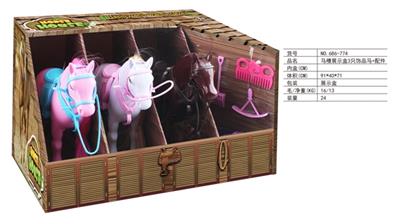 The manger display box 3 only act the role ofing is tasted the horse accessories - OBL742170