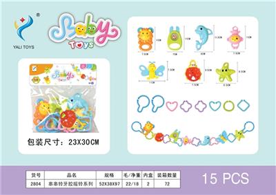 串串铃牙胶摇铃系列 - OBL742512