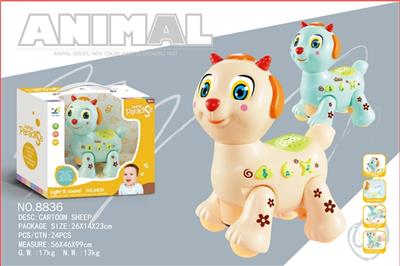 Electric cartoon educational sheep - OBL743132