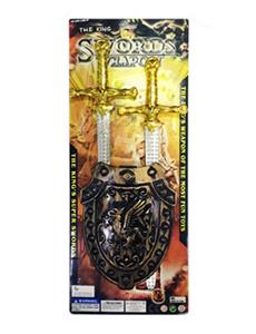 Electroplating double sword and shield - OBL743209