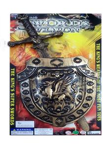 Bronze singlestick shield (bronze sword meat) - OBL743211