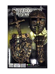 Bronze masks singlestick shield wristbands - OBL743221