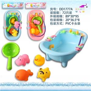 小号浴盆+4只搪胶+漏勺 - OBL744010