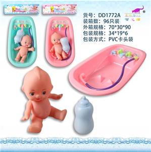 小号浴盆+娃娃+奶瓶 - OBL744012