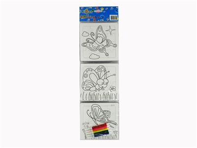 Triad puzzle With color pen - OBL744194