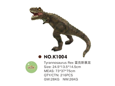 搪胶充棉雷克斯暴龙（灰） - OBL744387