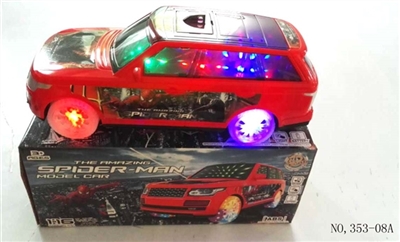 蜘蛛人3D灯光电动万向车 - OBL744735