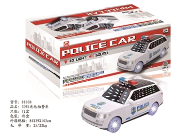 3D灯光电动警车 - OBL744744