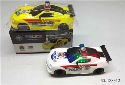 3D灯光音乐大黄峰电动警车 - OBL744775