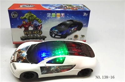 3D灯光音乐复仇者布加迪电动车 - OBL744778