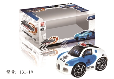 电动3D灯光声音布加迪万向警车 - OBL744868