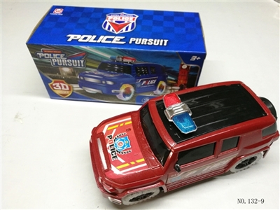电动3D灯音乐丰田万向警车 - OBL744890