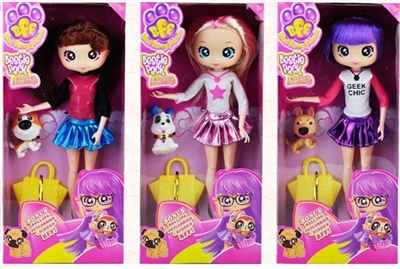 9寸11关节毛绒绒的朋友   三款混装 - OBL745434