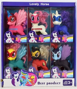 Big horse with light music 6 PCS - OBL745492