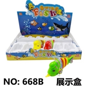 Red, yellow, green, orange and colorful fish on the chain () - OBL745541