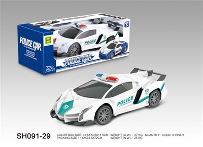 1:16警车灯光四通遥控车 - OBL745708