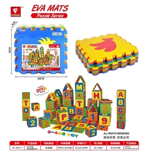 EVA水果地垫拼图9pcs - OBL745760