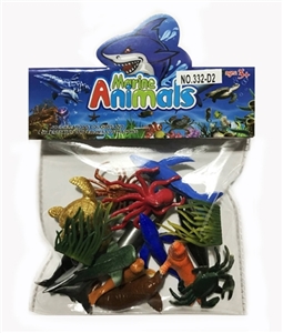 实心海洋动物套装 - OBL746088