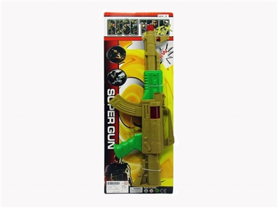 Desert color flint gun in hand - OBL746133