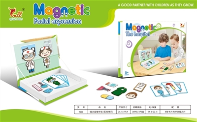 Common sense magnetic puzzle assembly (hospital) - OBL746330
