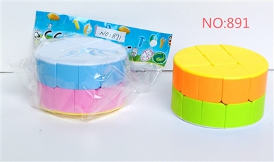 On the second floor of cylindrical solid color rubik’s cube 2 color 6.6 * 3.8 - OBL746692