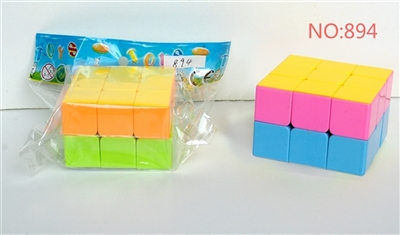 Third-order solid color rubik’s cube 2 color on the second floor of 5.7 * 3.8 - OBL746695