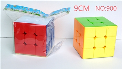 9 cm solid color third-order rubik’s cube - OBL746701