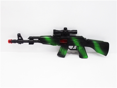 Sloping green flint gun - OBL746909