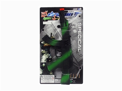 Sloping green flint gun - OBL746920