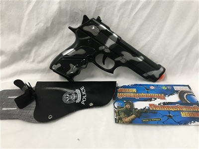 Camouflage silver flint gun holster - OBL747197