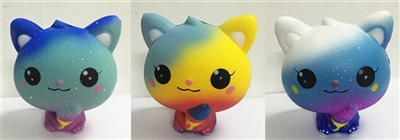 慢回弹星空渐变小猫 - OBL747243