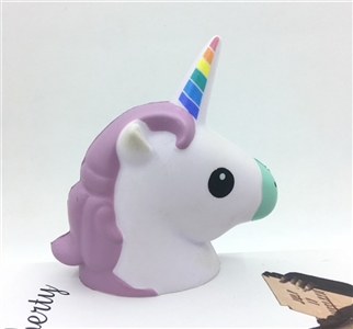 慢回弹彩虹独角马头 - OBL747309