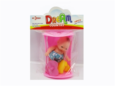 5.5 -inch fat child with bed duck pacifier - OBL747332
