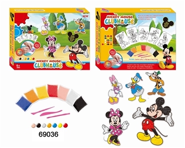 Mickey coloring snow mud - OBL747424