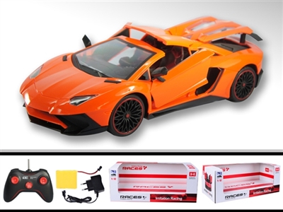 1:12五通兰博基尼四开门遥控车 - OBL747600
