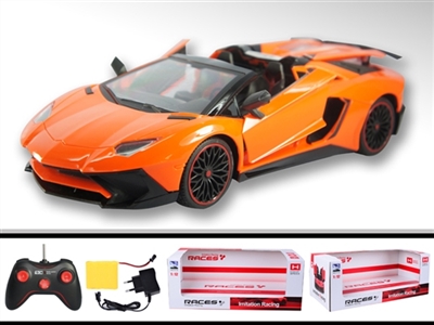 1:12五通兰博基尼敞篷四开门遥控车 - OBL747601