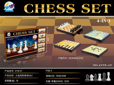 Big box of chess, 4 in 1 - OBL747745