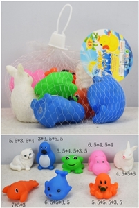 搪胶动物《8只装》 - OBL748343