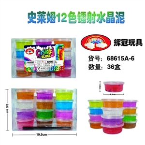 Shi Laim 12 color laser crystal mud - OBL748870