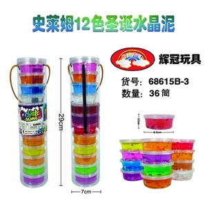 Christmas crystal mud Shi Laim 12 color - OBL748877