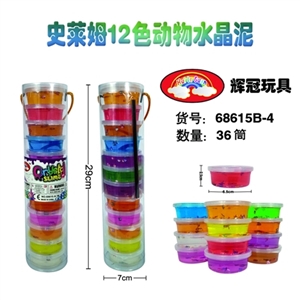 Crystal mud Shi Laim 12 color cartoon animals - OBL748878
