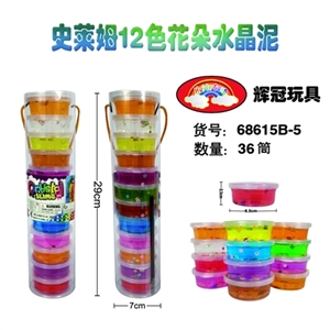 Crystal mud Shi Laim 12 color flowers - OBL748879