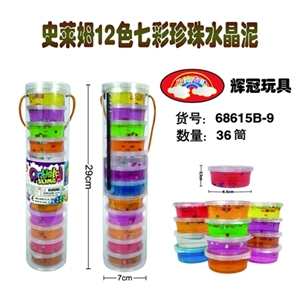 Shi Laim 12 color colorful pearl crystal mud - OBL748883