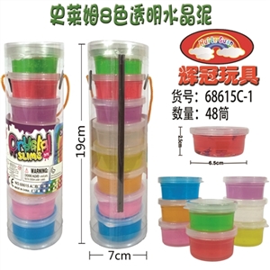 Shi Laim 8 color transparent crystal mud - OBL748885