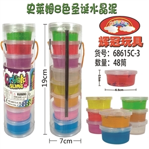 Christmas crystal mud Shi Laim 8 colors - OBL748887