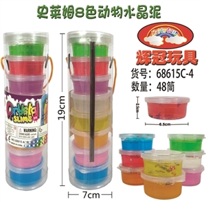 Crystal mud Shi Laim 8 color cartoon animals - OBL748888