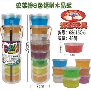 Shi Laim 8 color laser crystal mud - OBL748890